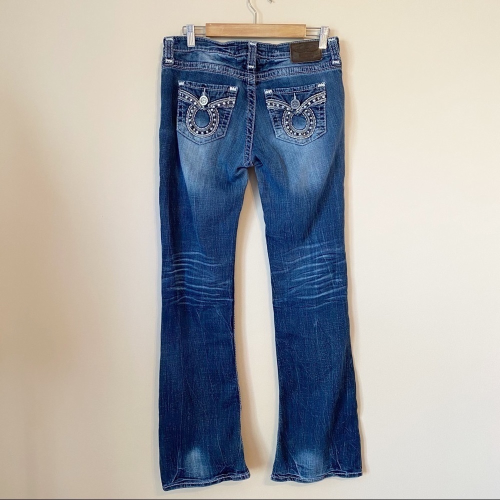 Big Star Maddie Boot Flare Vintage Collection Flap Pocket Jeans - 28